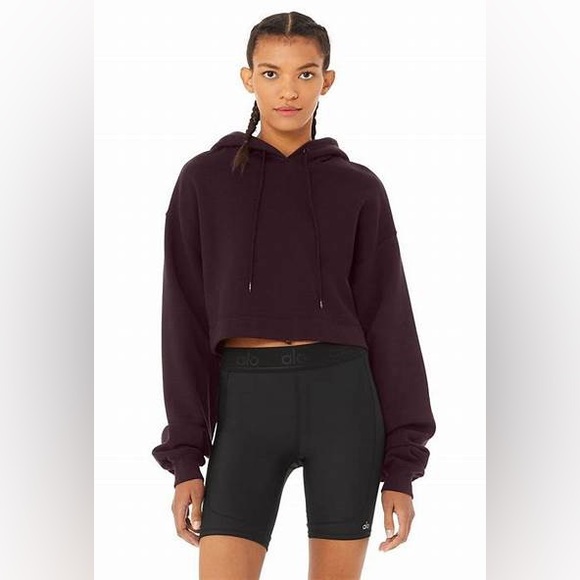 ALO Yoga Dark Brown Hoodie - Picture 2 of 3